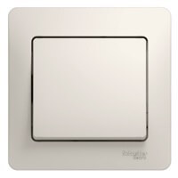 Schneider Electric, Glossa, Цвет: Молочный