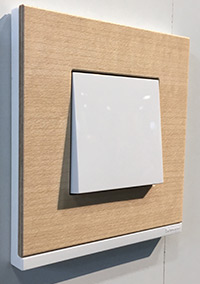 Выключатель, Unica Pure, Цвет: Светлое дерево