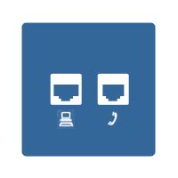 Розетки телефон-интернет 