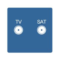 Розетки ТВ, радио, спутник 