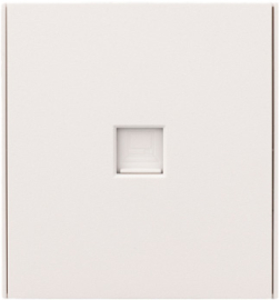 Розетка компьютерная
Miele Strong,  одинарная,   цвет - жемчуг,  пластмасса,  KR-78-0724-4,  Kranz
 - PULSAL.RU